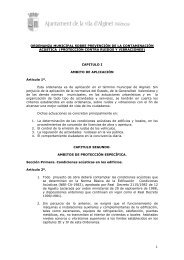 ordenanza municipal sobre prevención de la contaminación acustica