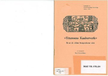 Falck-Muus, Rolf/Ytterøens Kobberverk - Levanger kommune
