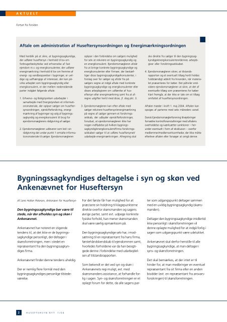 Huseftersynsnyt nr. 1