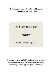 Sabinsky, Dorothea Marie - Nyboders Mindestuer