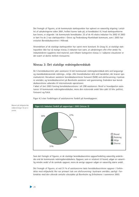 Statistisk Beretning for 2003 - Beredskabsstyrelsen