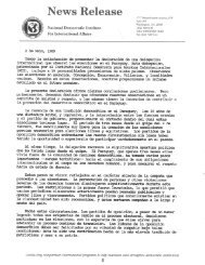 Ir[ews Release - National Democratic Institute