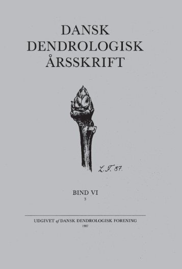Volume 6,3 (1987) - Dansk Dendrologisk Forening