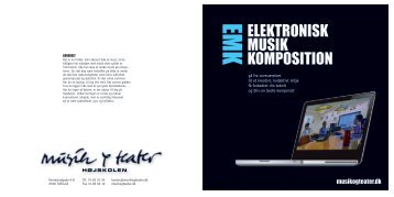 EMK folder (PDF) - Musik og Teaterhøjskolen