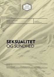 seksualitet og sundhed - Vidensråd for Forebyggelse