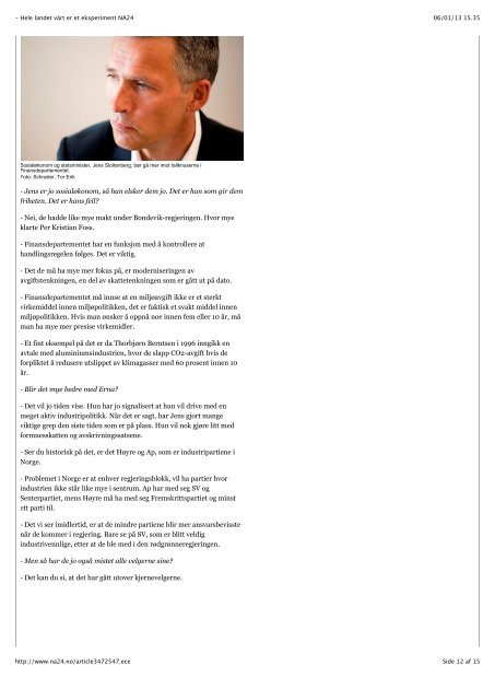 Hele landet vårt er et eksperiment NA24/navn