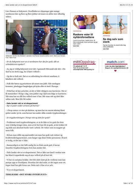 Hele landet vårt er et eksperiment NA24/navn