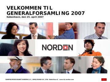 generalforsamling 2007 - DS Norden