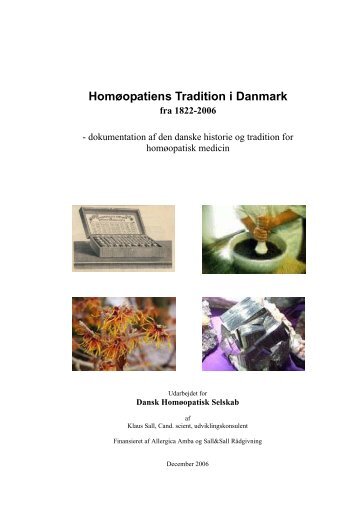 Læs mere… - Dansk Selskab for Klassisk Homøopati