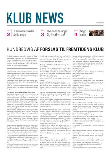 [pdf] HUNDREDVIS AF FORSLAG TIL FREMTIDENS KLUB