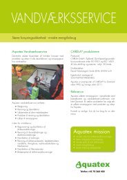 Vandværkservice – Drinking Water Plant Service