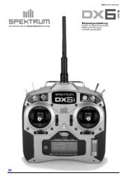 Hent dansk DX6i manual - ModelPilot.dk