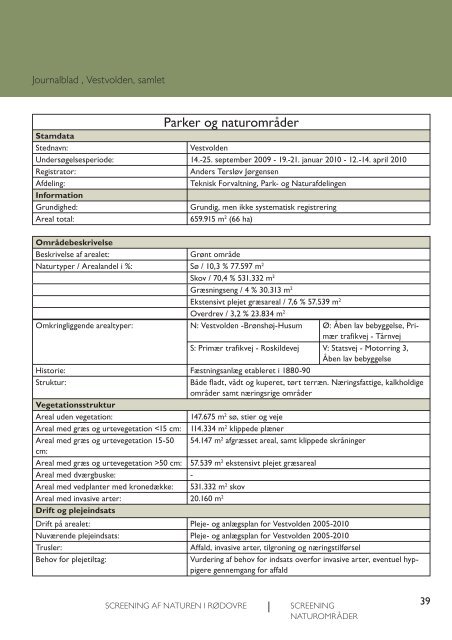 Naturen i Rødovre - side 1 - 87 - Rødovre Kommune