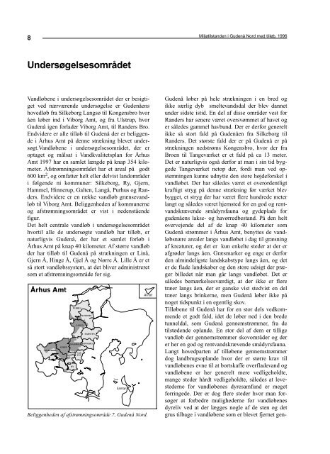 Miljøtilstanden i Gudenå Nord med tilløb, 1996 - Danmarks Insekter