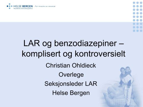 LAR og benzodiazepiner - Sykehuset Innlandet HF