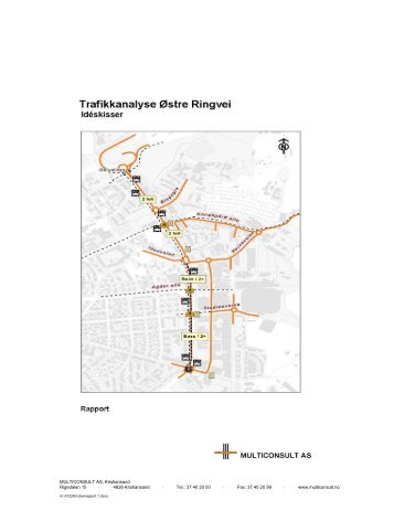 Ideskisser Østre Ringvei - Kristiansand kommune