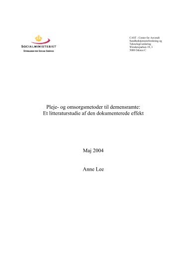Maj 2004 Anne Lee - Servicestyrelsen
