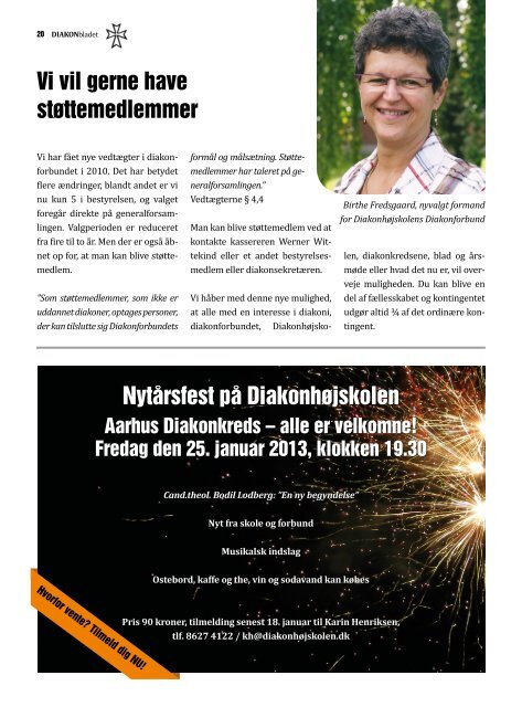 Se side 15 i Diakonbladet - Diakonforbund.dk