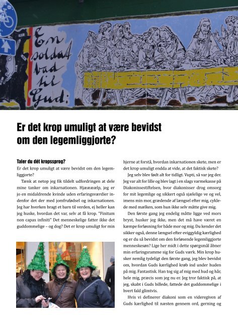 Se side 15 i Diakonbladet - Diakonforbund.dk