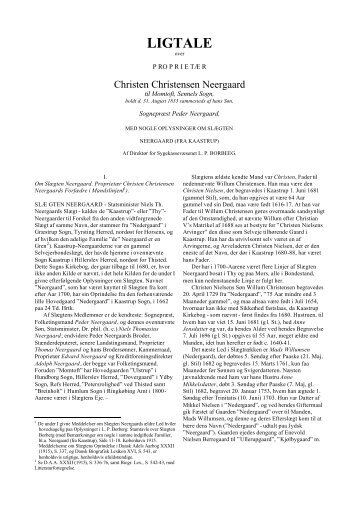 Borberg, L. P. 'Ligtale over Christen Christensen ... - Thisted Museum