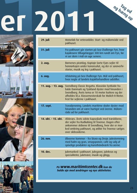 Maritime Oplevelser 2011 - Svendborg Havn