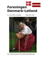 Blad nr. 2 - 2007 - Foreningen Danmark - Letland