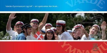 Brochure om Varde Gymnasium 2013 - Varde Gymnasium og HF