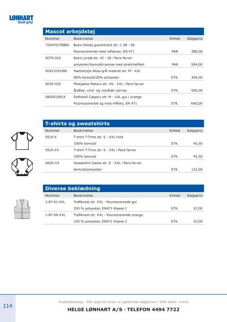 Produktkatalog 2013 - Helge Lønhart A/S