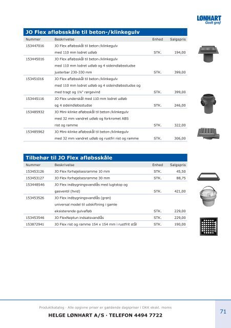 Produktkatalog 2013 - Helge Lønhart A/S