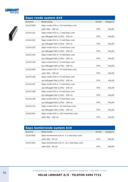 Produktkatalog 2013 - Helge Lønhart A/S