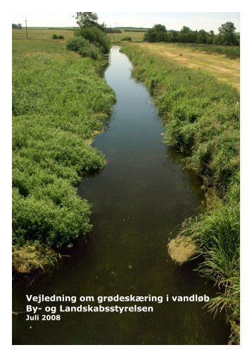 Vejledning om grødeskæring i vandløb By- og ... - Naturstyrelsen
