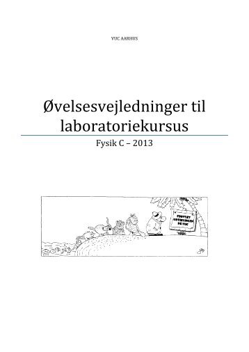 Øvelsesvejledninger til laboratoriekursus - VUC Aarhus