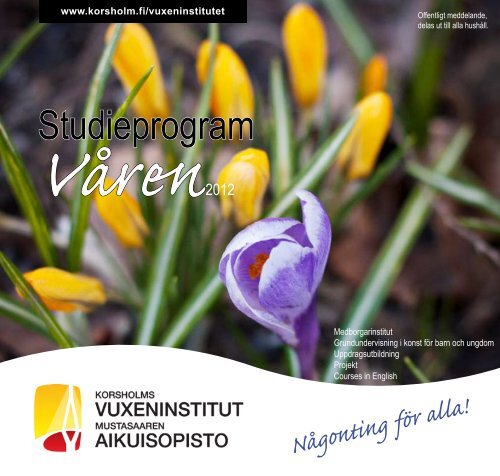 Studieprogram - Mustasaari