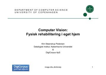 Kim Steenstrup Pedersen, Københavns Universitet ... - InfinIT
