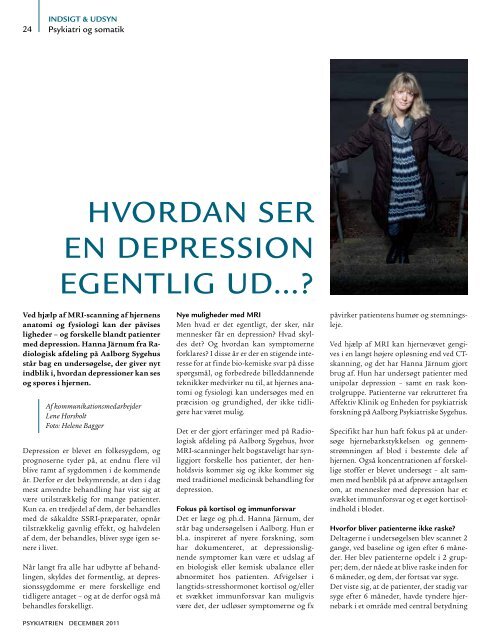 Indsigt & Udsyn - December 2011 - Psykiatrien - Region Nordjylland