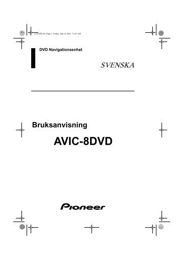 AVIC-8DVD - Service.pioneer-eur.com - Pioneer