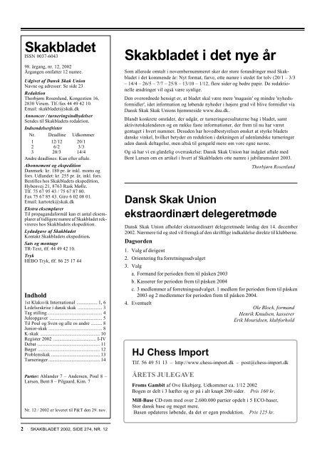 Nr. 12 - DSU - Dansk Skak Union