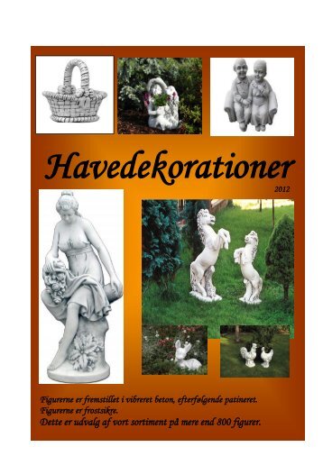 Havedekorationer Katalog - Baaring Handelshus