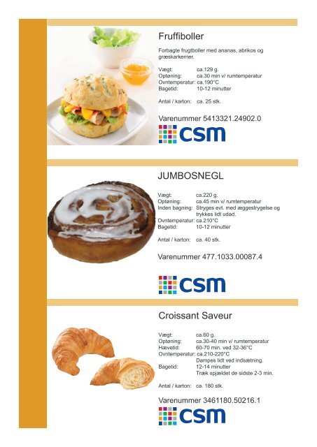 Produkt Katalog - CSM Nordic