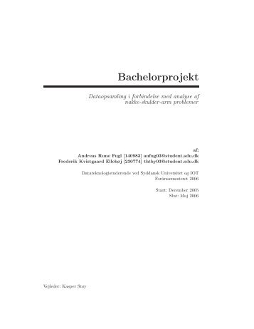 Bachelor projektrapport - Andreas R. Fugl's Home Page