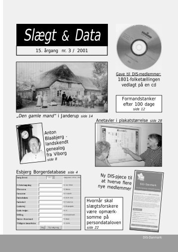 2001-3 slægt & data.pdf - DIS-Danmark