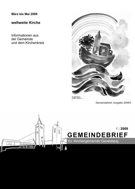 GEMEINDEBRIEF - der evangelischen Kirchengemeinde Gevelsberg