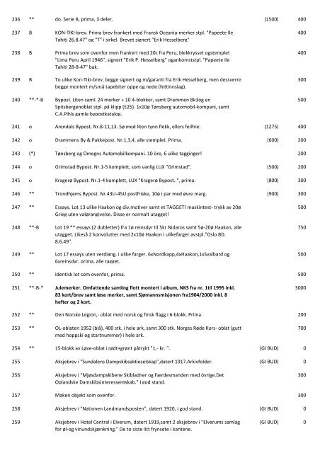 Catalogue (.pdf) - Engers Frimerker