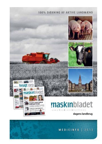 Medieinfo | 2013 100% dÆKninG Af AKTiVe ... - Maskinbladet.dk