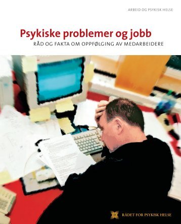 Psykiske problemer og jobb - Rådet for psykisk helse