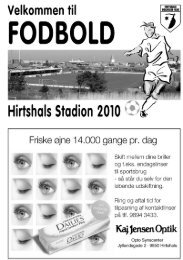 Birkelse - Hirtshals Boldklub Forside