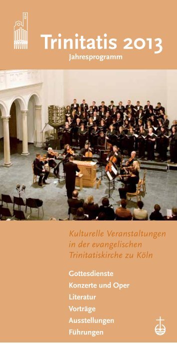 Programm 2013 - Trinitatiskirche