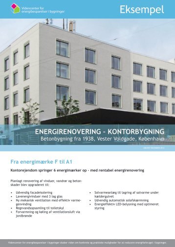 Vester Voldgade - Videncenter for energibesparelser i bygninger