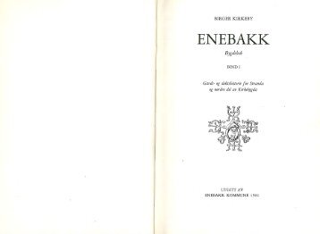 Enebakk bygdebok I (1981)