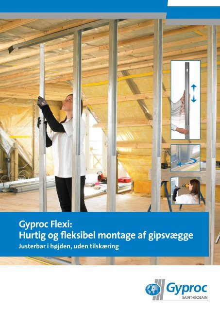 Gyproc Flexi: Hurtig og fleksibel montage af gipsvægge